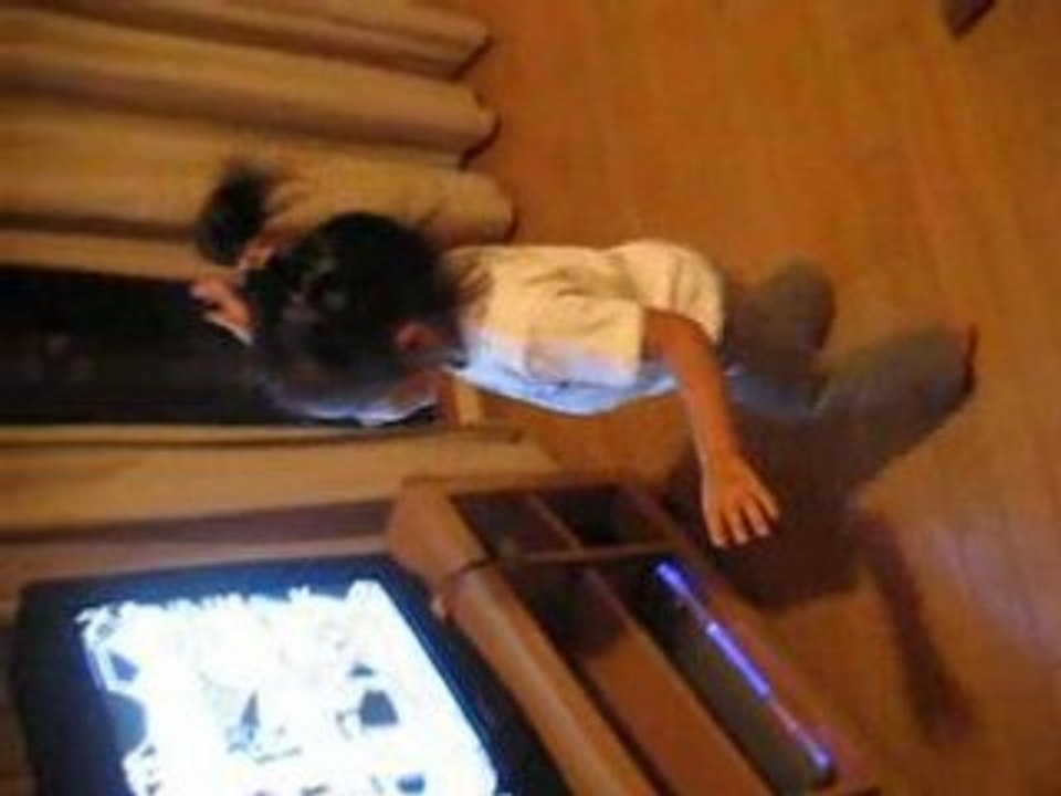 Dancing little girl