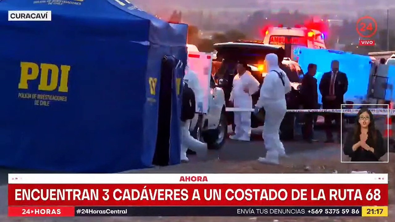 Encuentran 3 cadáveres al costado de Ruta 68, tienen relación a secuestradores venezolanos detenidos