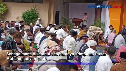 Mantan Ketua PP Muhammadiyah Muhadjir Effendy Ikuti Salat Idul Fitri 1444 H