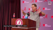 Nick Saban Opening Statement - April 20, 2023