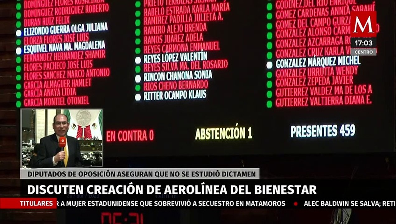 Se pretende aprobar la creación de la 'Aerolínea del Bienestar'