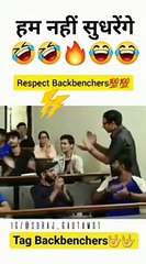 backbenchers lol  funny moment status video  boy attitude status video #shorts #viral