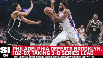 Philadelphia Triumphs Over Brooklyn Taking 3–0 Series Lead