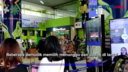 H-1 Lebaran 2023, Stasiun Gambir Ramai Pemudik