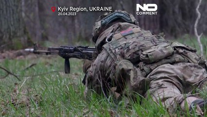 ویدئو؛ سربازان اوکراینی برای ضد حمله آموزش می‌بینند