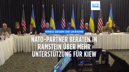 Konferenz in Ramstein: Beratungen über weitere Unterstützung der Ukraine