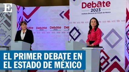 Los ataques de Alejandra Del Moral contra Delfina Gómez acaparan el primer debate en el Estado de México | EL PAÍS
