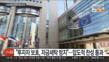 Download Video: 가상화폐 첫 규제 법안 EU 의회 통과…이르면 내년 시행