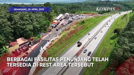 Momen Ganjar Pranowo Tinjau Rest Area Bawen