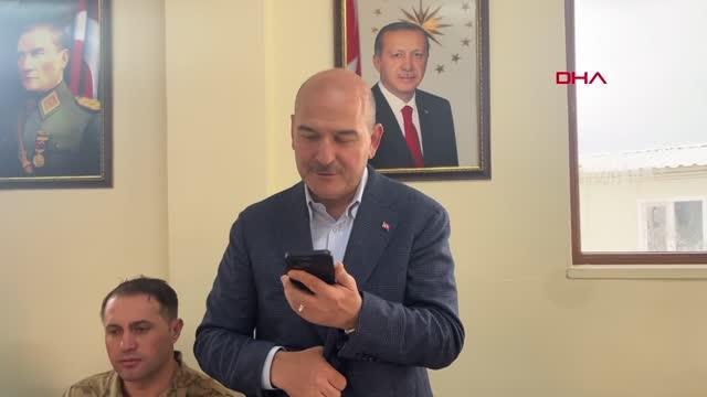 ANKARA-Cumhurbaşkanı Erdoğan, Bakan Soylu' nun telefonundan askerlerin bayramını kutladı