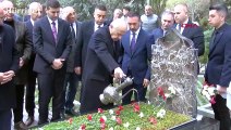 MHP Lideri Bahçeli Alparslan Türkeş'in mezarını ziyareti sonrası açıklama yaptı