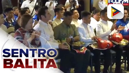 Filipino artists at athletes na nagbigay-karangalan sa bansa, nag-courtesy call kay PBBM