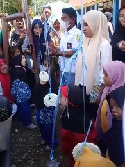 Murid Paud Meriahkan Peringatan HUT RI ke-77 di Pining