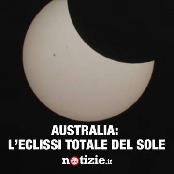 Australia: le emozionanti immagini dell'eclissi solare