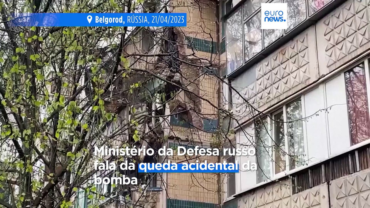 Avião russo bombardeia a cidade russa de Belgorod