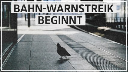 Deutschland: Bundesweiter Warnstreik im Bahnverkehr hat begonnen