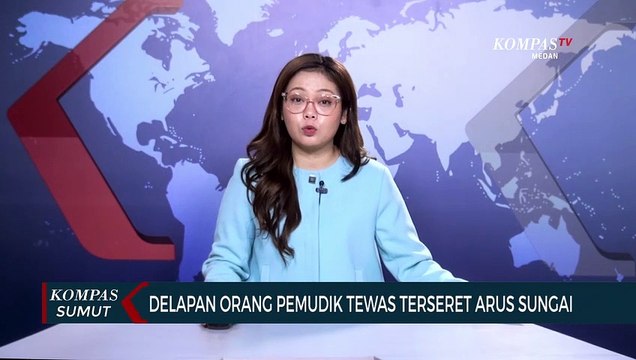 8 Pemudik Tewas Akibat Mobil yang Ditumpangi Terseret Arus Sungai Sipange di Tapanuli Selatan