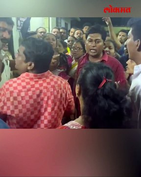 ठाण्यातच राडा शिंदे गट भाजप कार्यकर्ते भिडले_1