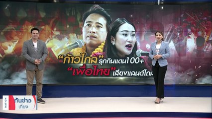 “ก้าวไกล”รุกกินแดน 100+ “เพื่อไทย”เสี่ยงแลนด์ไถล | เนชั่นทันข่าวเที่ยง | 21 เม.ย. 66 | PART 3