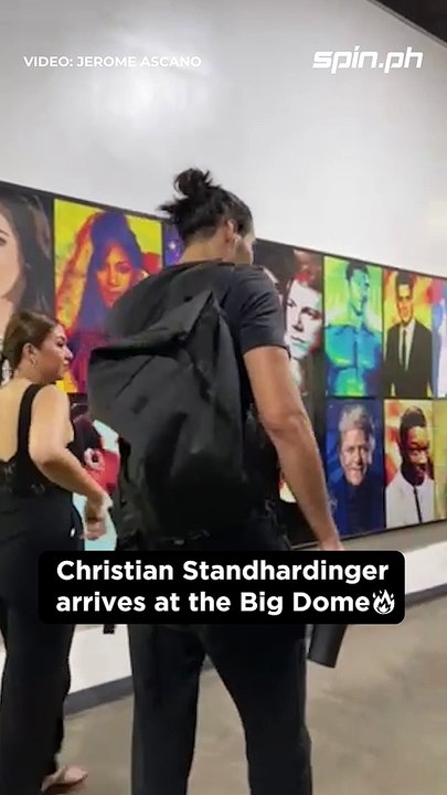 LOOK: Christian Standhardinger arrives at the Big Dome 