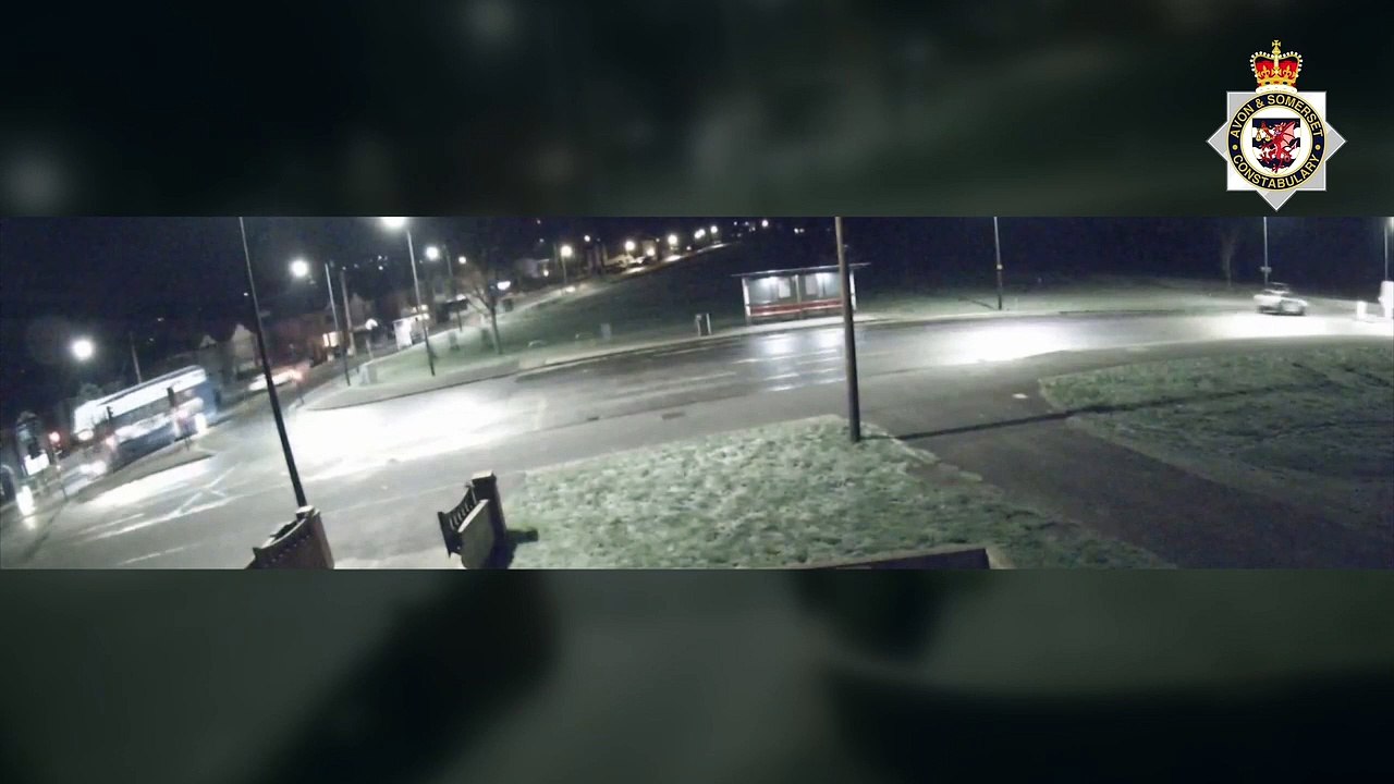 Dramatic video shows a man smash his car into a bus - sending it crashing into a house causing 300k worth of damage