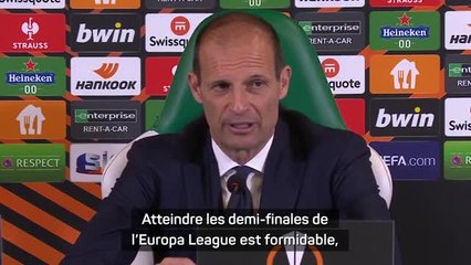 Quarts - Un Allegri "très en colère" en conférence de presse