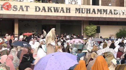 Begini suasana shalat Id di Gedung PP Muhammadiyah