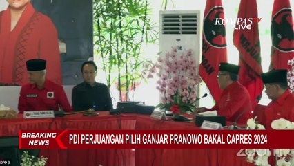 Pidato Perdana Ganjar Usai Jadi Bacapres 2024 PDIP: Terima Kasih Terkhusus Mbak Puan