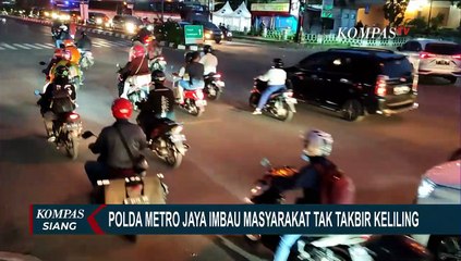 Polda Metro Jaya Imbau Warga Tidak Konvoi Kendaraan saat Malam Takbiran