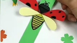 Ladybugs  paper crafts