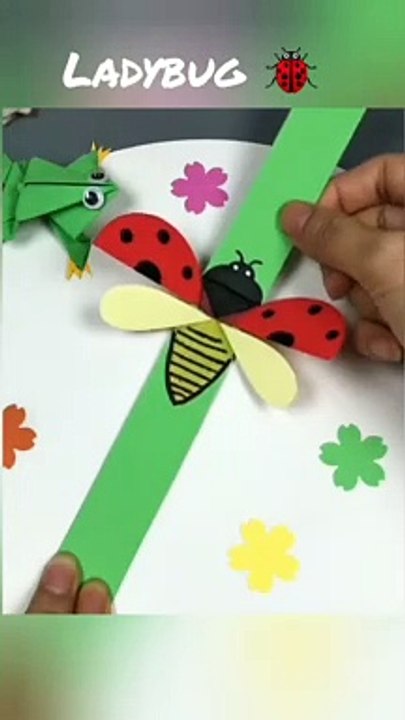 Ladybugs  paper crafts