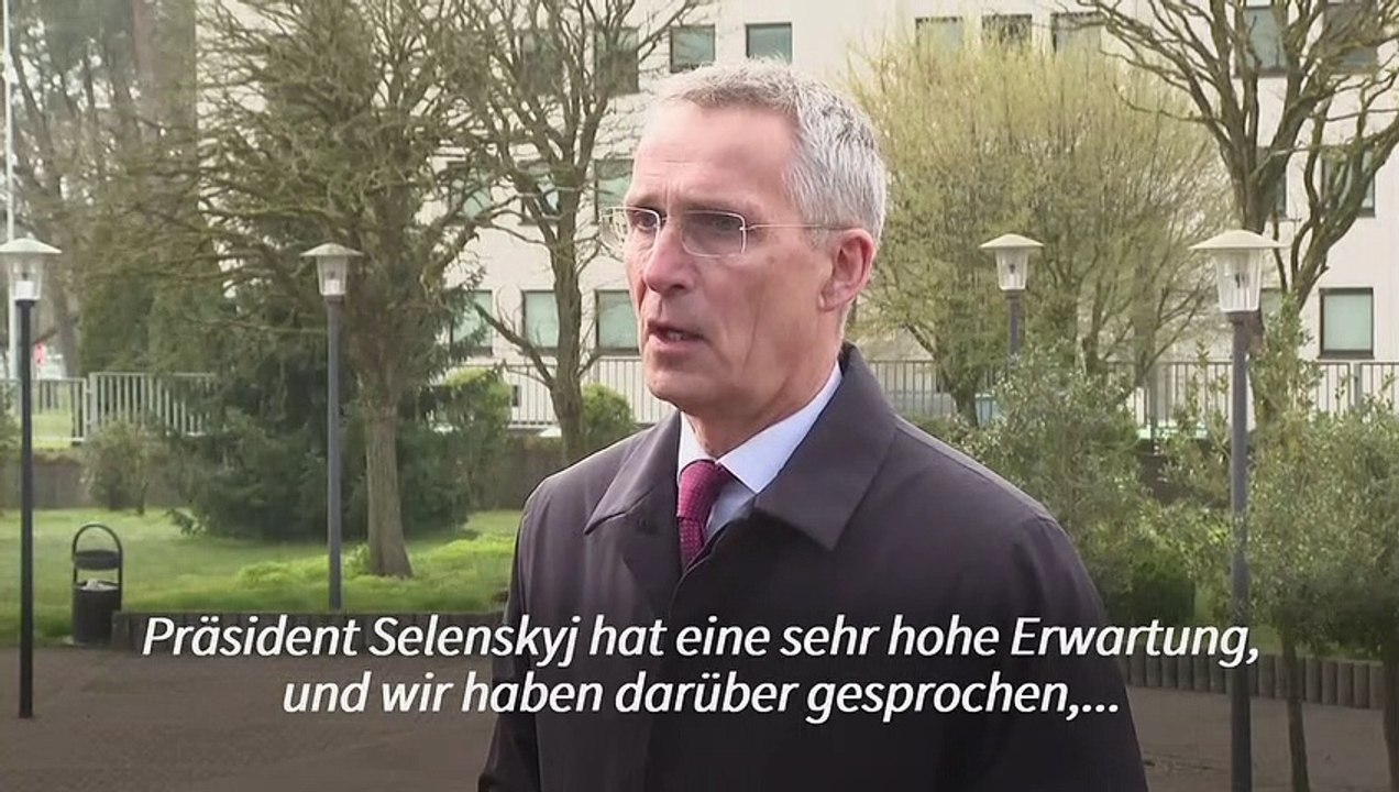 Stoltenberg: Die Ukraine braucht Sicherheit