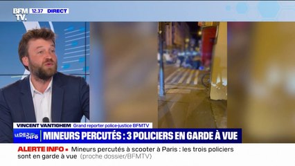 Mineurs percutés à scooter à Paris: trois policiers placés en garde à vue