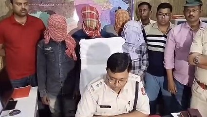 বীরভূমঃ দিনের আলো ফুটতেই পুলিশের জালে ডাকাত দল!