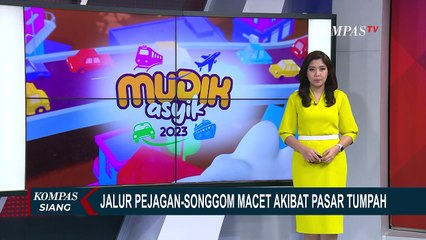 Tol Pejagan Macet Sepanjang 2 Kilometer Akibat Pasar Tumpah pada 21 April 2023 Siang