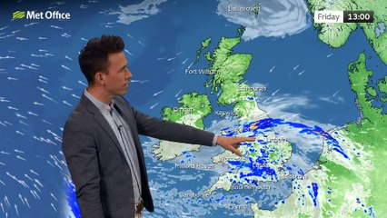 Met Office Afternoon Weather Forecast 21/04/23 – Unsettled in the South
