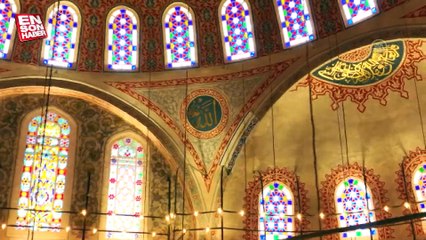 Restorasyonunun ardından Sultanahmet Camii görüntülendi