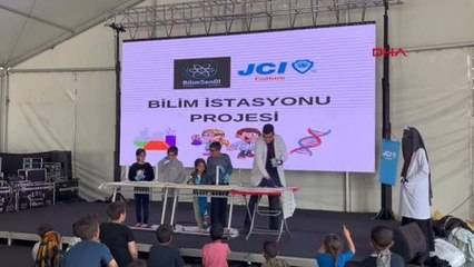 MALATYA'DA DEPREMZEDE ÇOCUKLAR İÇİN 'BİLİM ATÖLYESİ' KURULDU