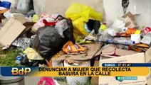 ¡Vecinos piden ayuda! Mujer acumula basura en su casa y esta se desborda en las calles de Surco