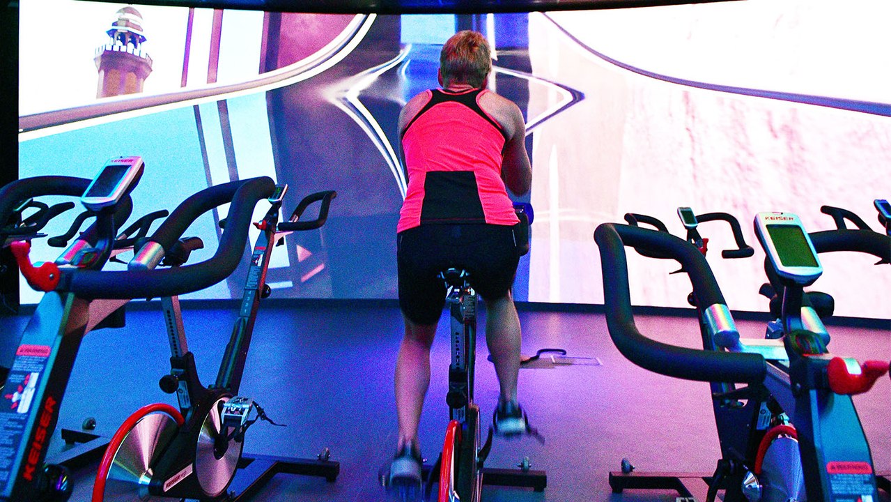 Grangemouth Sports Complex Immersive Cycle Studio video Dailymotion