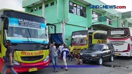 Mudik 2023 Sepi, Bus Cadangan Tak Terpakai di Terminal Induk Bekasi
