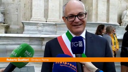 Gualtieri "Restituiamo la bellissima Dea Roma"
