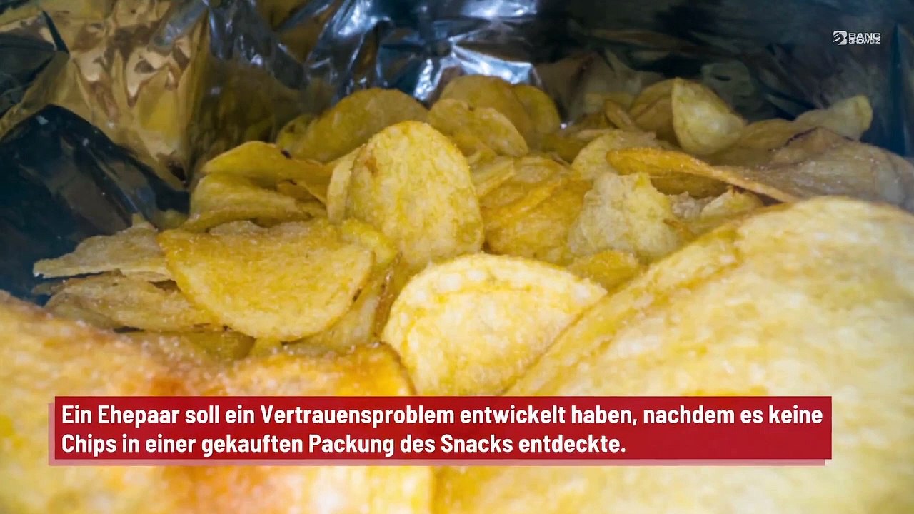 Paar entwickelt Vertrauensprobleme wegen einer Packung Chips