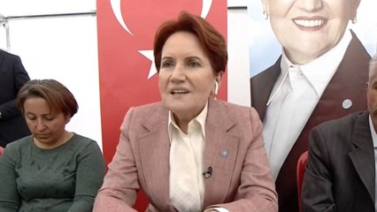 Akşener: Diyarbakır'a gittiğimde faili meçhulcu, İstanbul'da PKK'lı ilan ediliyorum, kardeşim şizofren misiniz nesiniz, bunların tamamı yalan