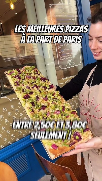 Les MEILLEURES PIZZAS à la part de Paris