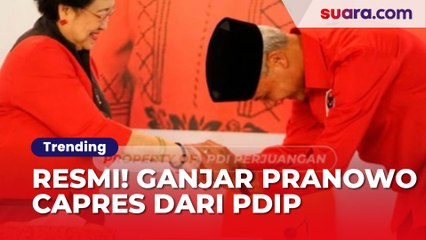 Resmi! Megawati Umumkan Ganjar Pranowo Sebagai Capres dari PDIP, Bagaimana Puan?