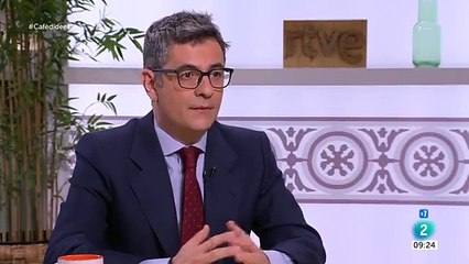 Félix Bolaños cree que Puigdemont está cada vez más alejado de Cataluña
