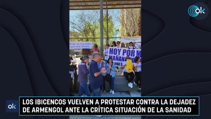 Los ibicencos vuelven a protestar contra la dejadez de Armengol ante la crítica situación de la sanidad