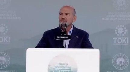 Bakan Soylu, Gaziosmanpaşa Meydanı'nda  açıklamalarda bulundu