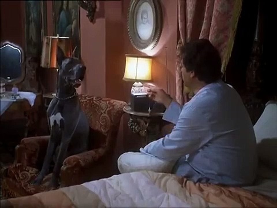Renato Pozzetto cane alano Gaetano - La radio era spenta, allora hai parlato tu... e certo no - scene comiche divertenti dal film cult La casa stregata 1982